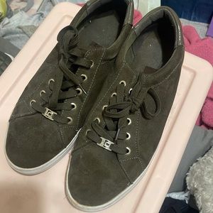 Liz Claiborne green suede
